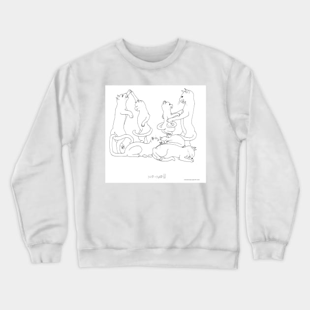 Nip Nap Crewneck Sweatshirt by Purrsanthema